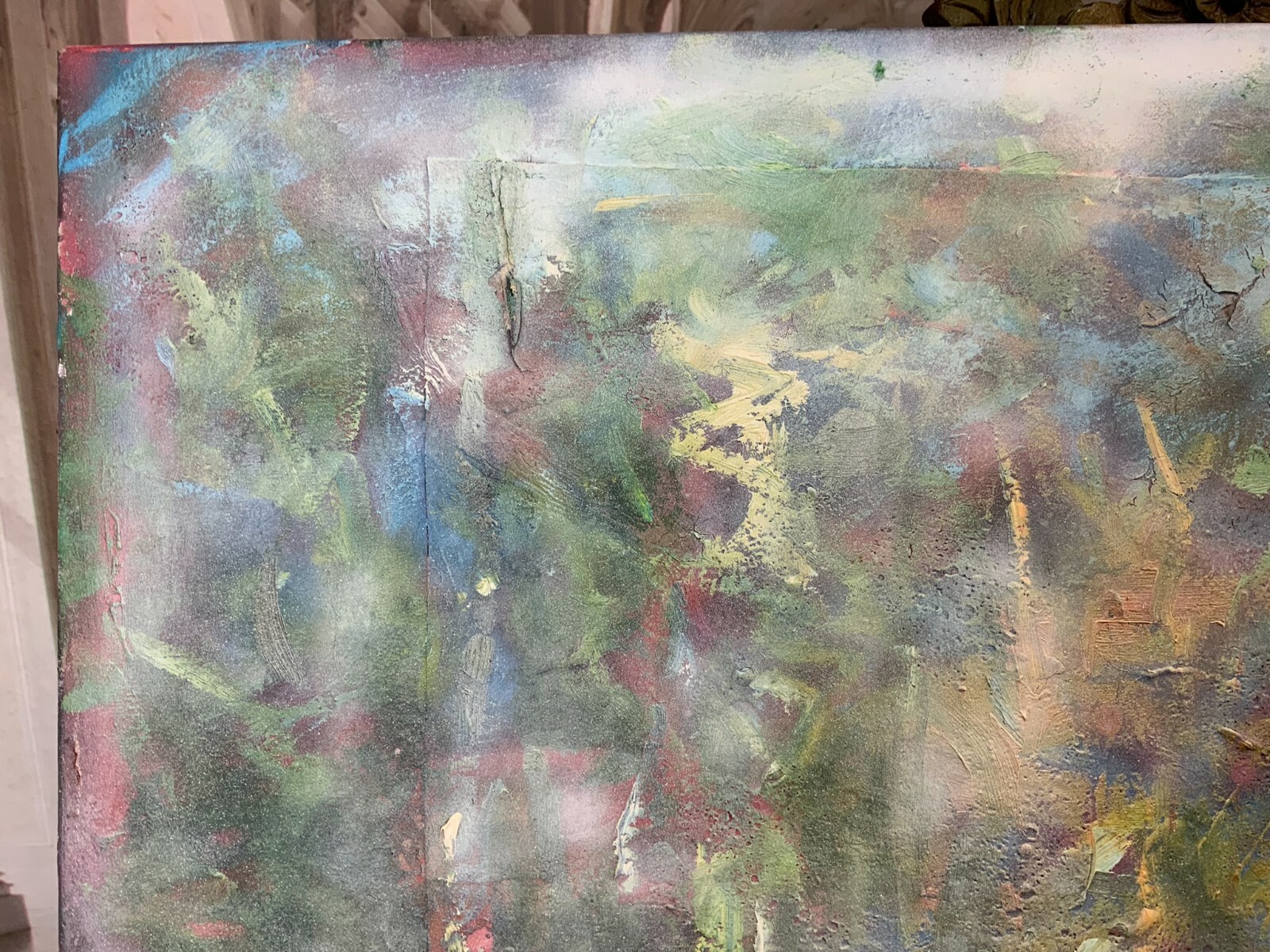 ACRYLGEMÄLDE ABSTRAKT GEMÄLDE GROSSFORMAT 80x120cm Waldemar KUFNER (1940-2016) – Bild 5