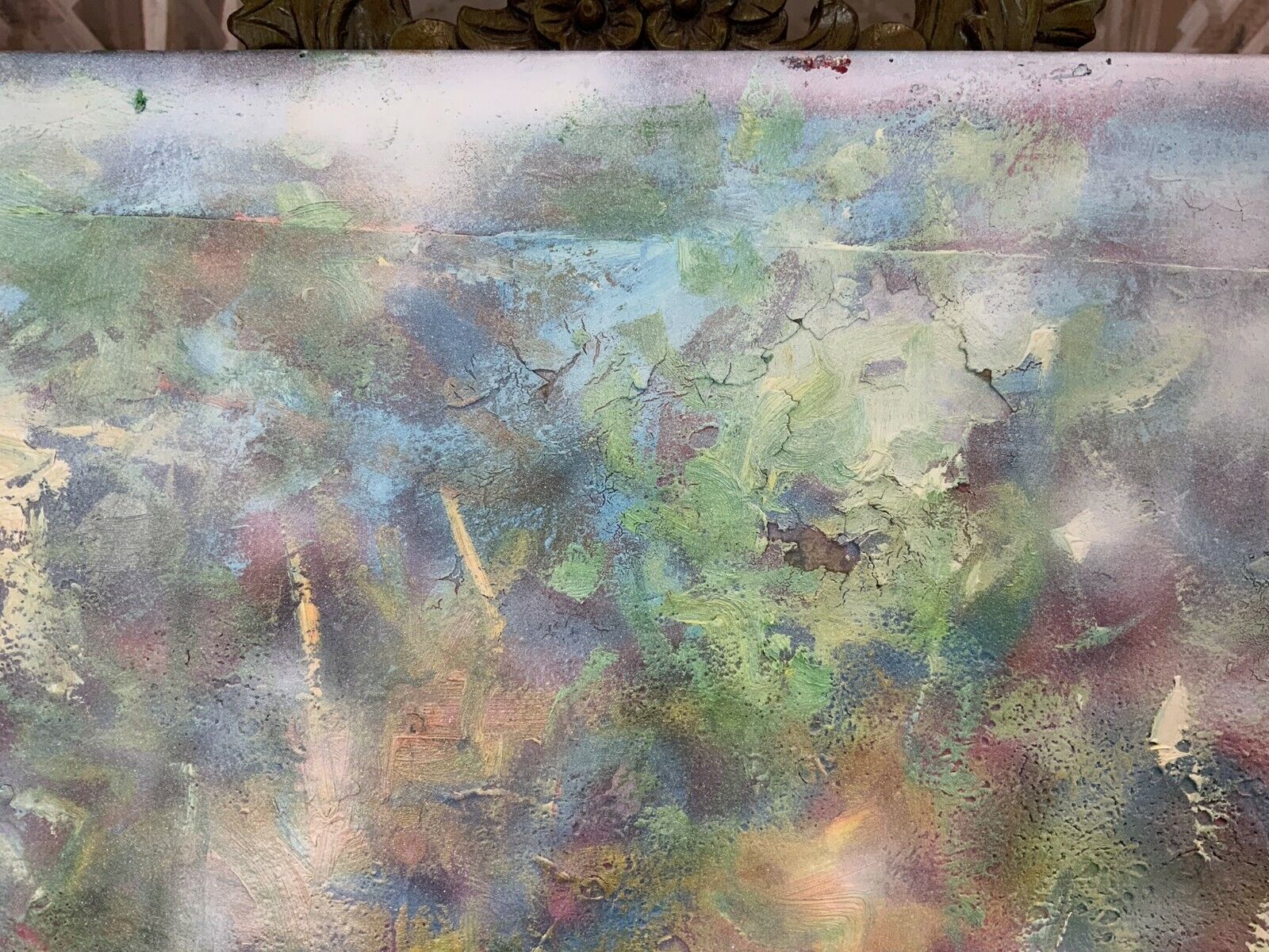 ACRYLGEMÄLDE ABSTRAKT GEMÄLDE GROSSFORMAT 80x120cm Waldemar KUFNER (1940-2016) – Bild 7