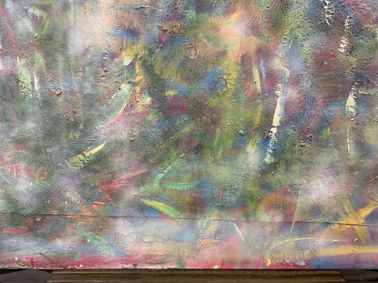 ACRYLGEMÄLDE ABSTRAKT GEMÄLDE GROSSFORMAT 80x120cm Waldemar KUFNER (1940-2016) – Bild 8