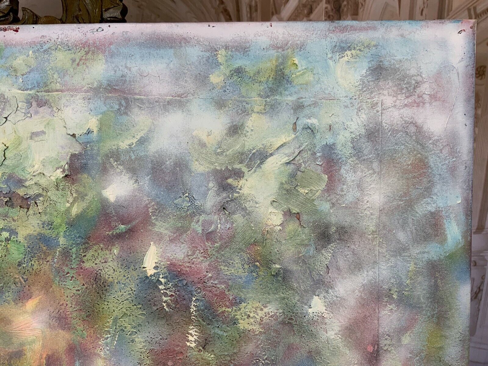 ACRYLGEMÄLDE ABSTRAKT GEMÄLDE GROSSFORMAT 80x120cm Waldemar KUFNER (1940-2016) – Bild 9