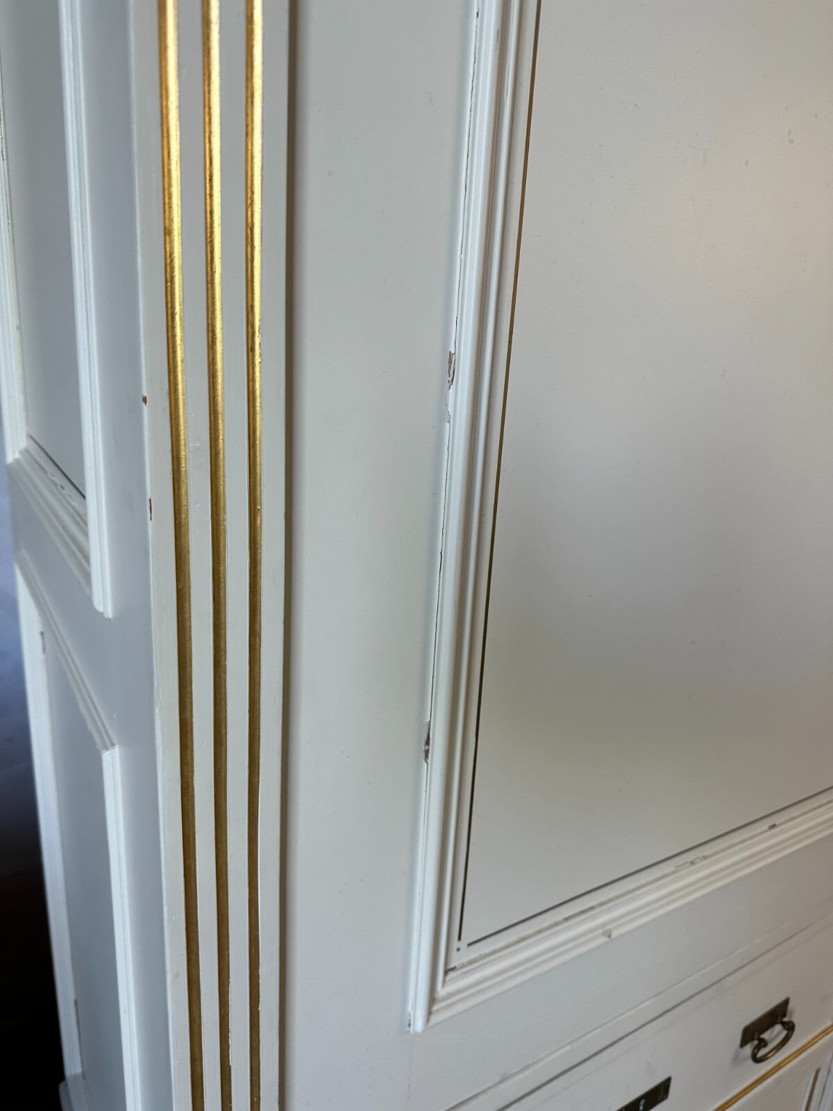 GROSSER ANTIKER KLEIDERSCHRANK SCHRANK UM 1920 LOUIS SEIZE STIL HOLZ – Bild 14