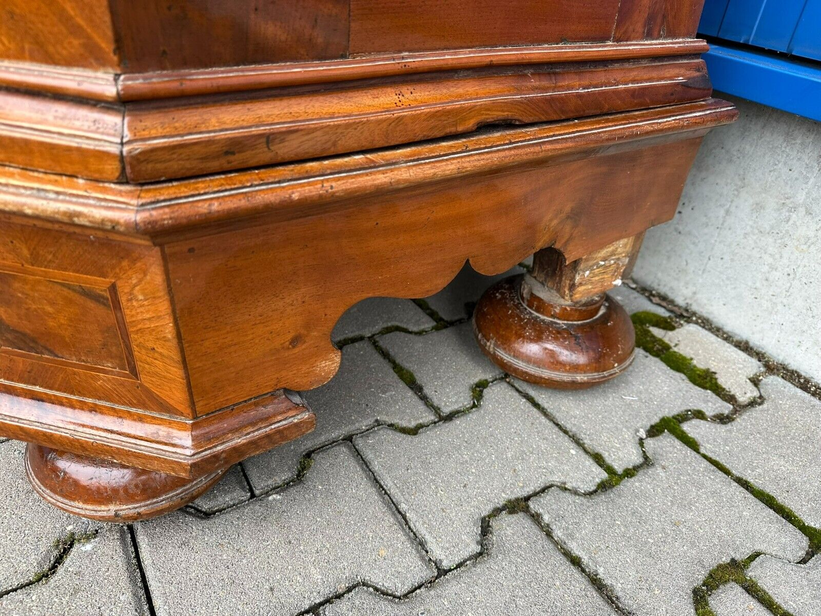 GROSSER BAROCKSCHRANK UM 1780 NUSSBAUM INTARSIEN KLEIDERSCHRANK BAROCK SCHRANK – Bild 16