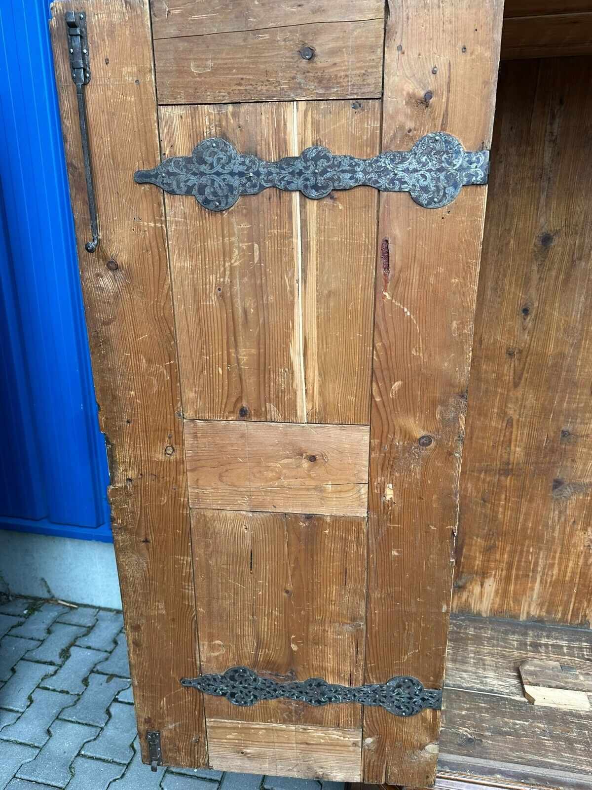 GROSSER BAROCKSCHRANK UM 1780 NUSSBAUM INTARSIEN KLEIDERSCHRANK BAROCK SCHRANK – Bild 19