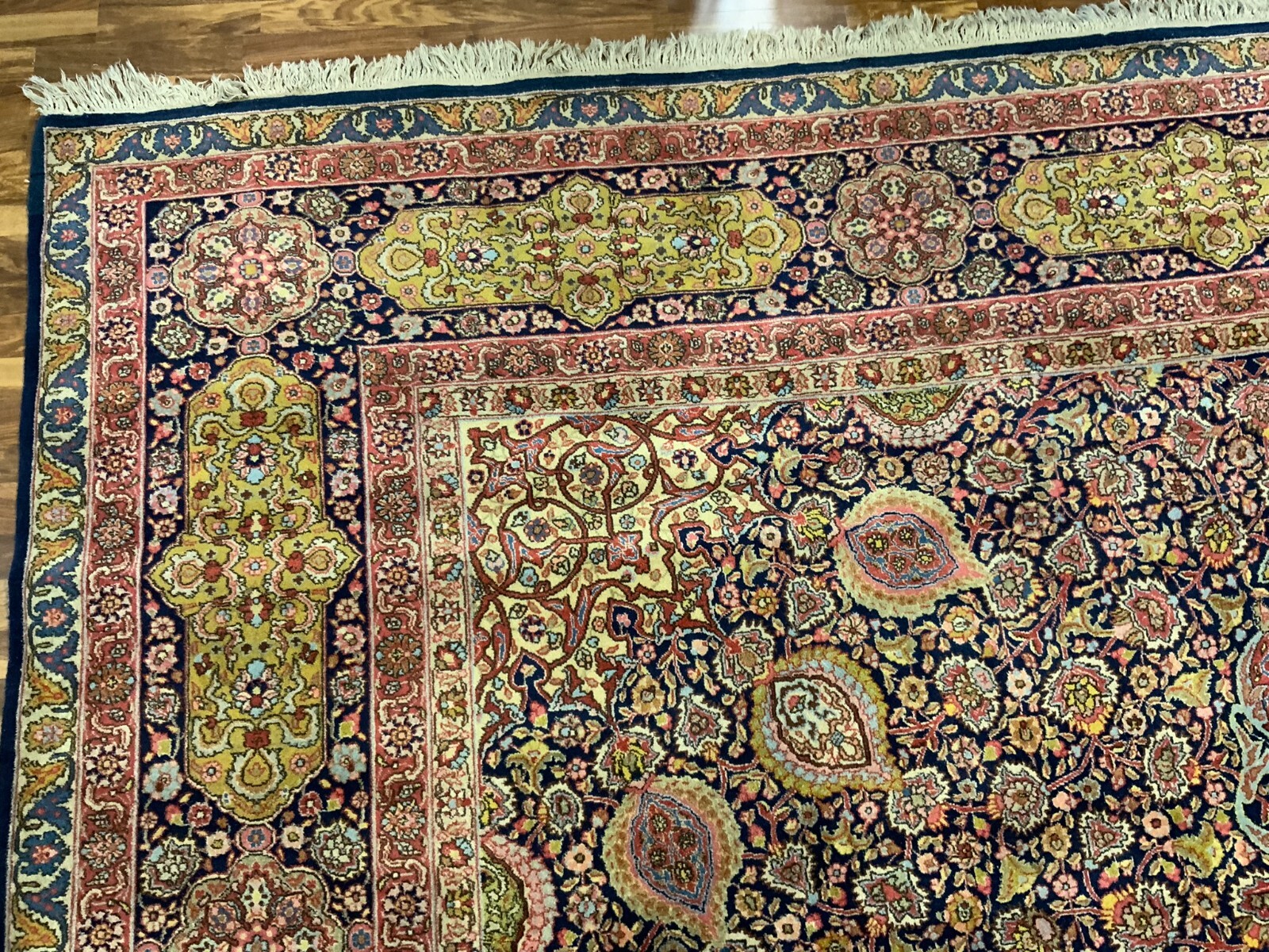 ALTER ORIENTTEPPICH AUS WOLLE TEPPICH HANDGEKNÜPFT PERSER 480x353cm – Bild 13