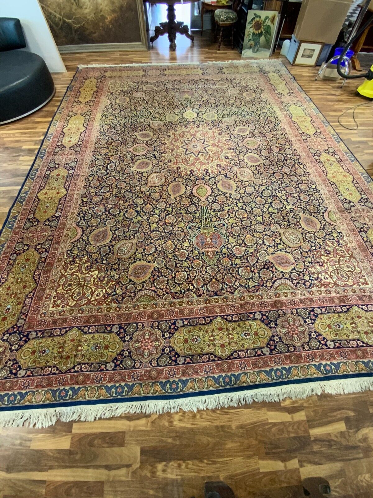 ALTER ORIENTTEPPICH AUS WOLLE TEPPICH HANDGEKNÜPFT PERSER 480x353cm – Bild 3