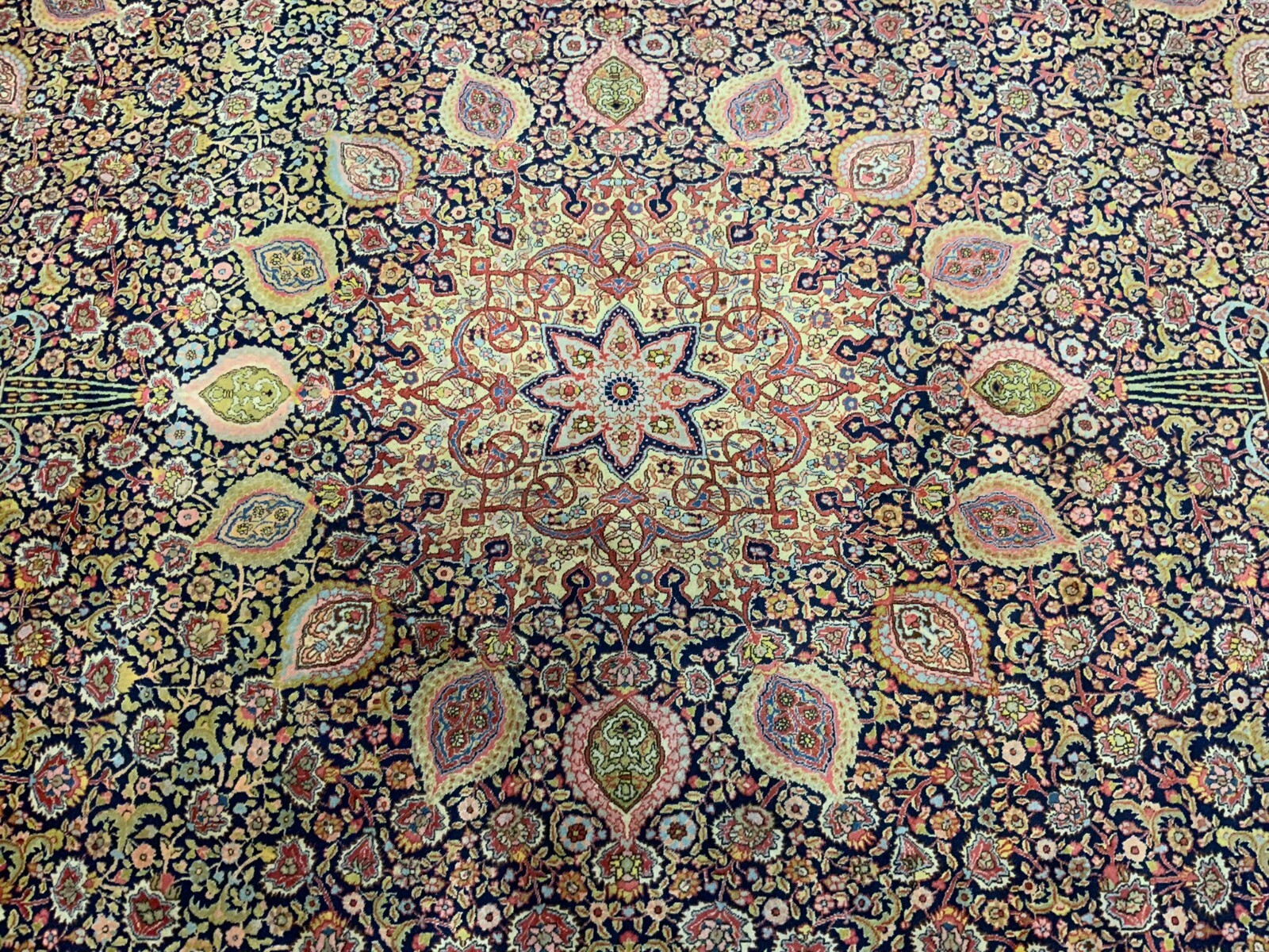 ALTER ORIENTTEPPICH AUS WOLLE TEPPICH HANDGEKNÜPFT PERSER 480x353cm