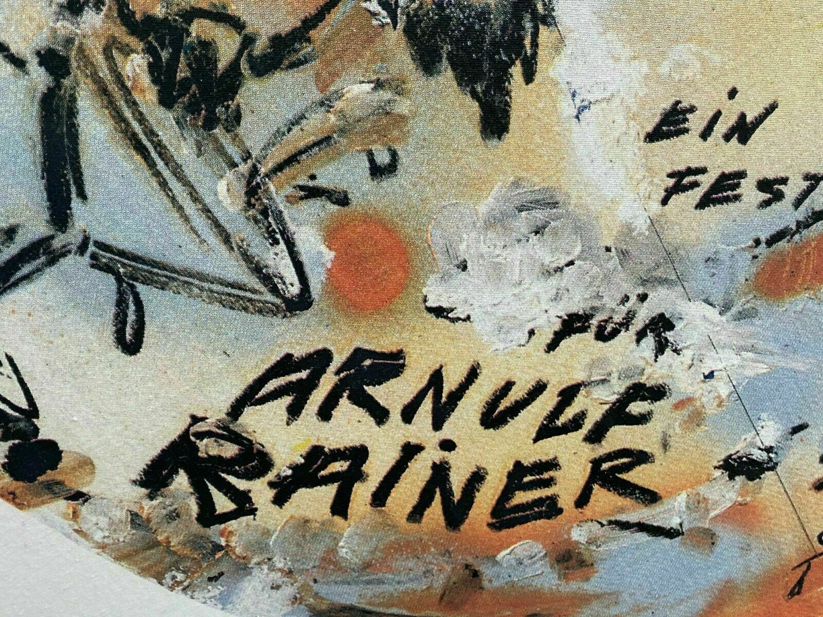 Christian Ludwig ATTERSEE (1940) KOMPOSITION EIN FEST FÜR ARNULF RAINER 1994 – Bild 5