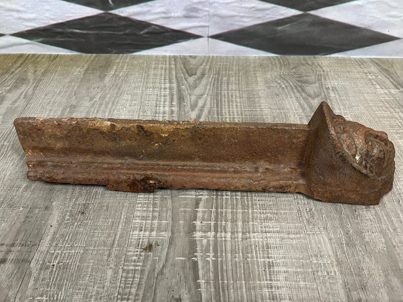 ANTIKE KAMINBÖCKE AUS EISEN HISTORISMUS UM 1880 FRATZEN 19 TES JHDT – Bild 6