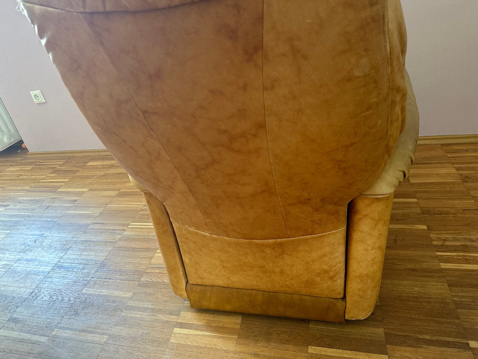 HIMOLA RELAX SESSEL LEDER MECHANISCH VINTAGE SESSEL – Bild 15