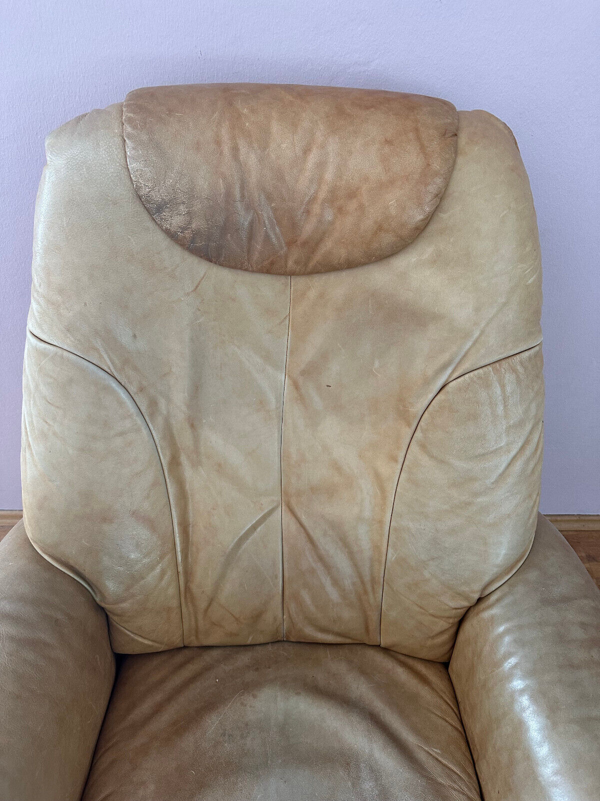 HIMOLA RELAX SESSEL LEDER MECHANISCH VINTAGE SESSEL – Bild 6