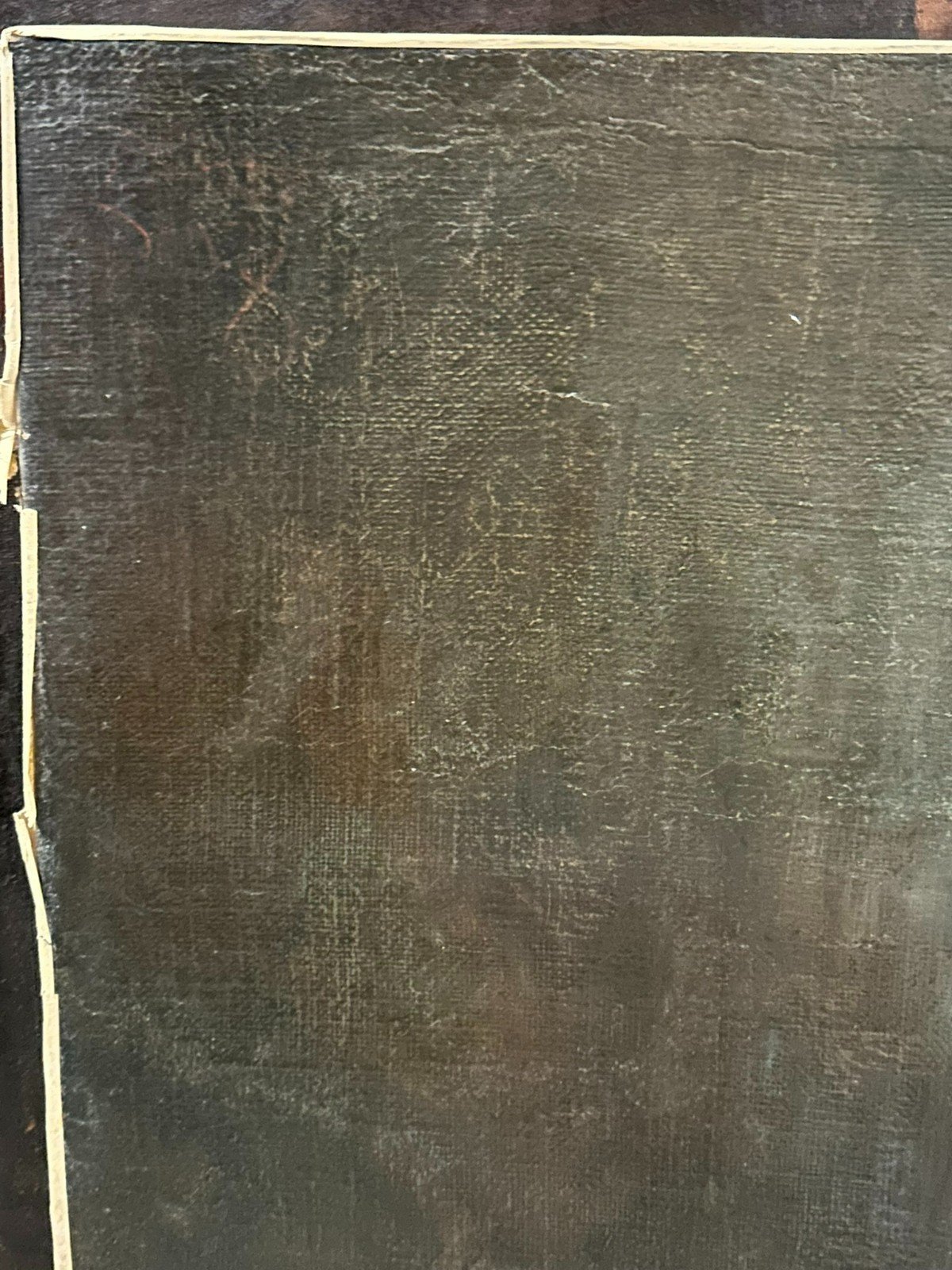 89x119cm GROSSES ÖLGEMÄLDE HERAUSRAGENDES BILDNIS EINES MANNES PORTRAIT MANN – Bild 8