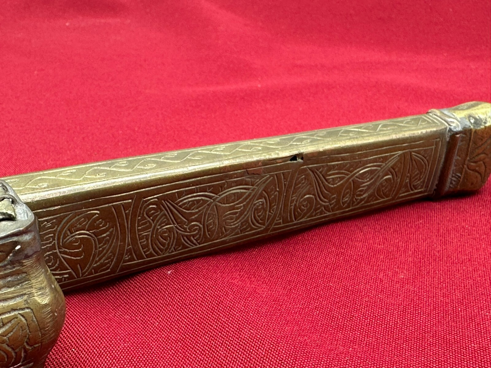 ANTIKES OSMANISCHES REISESET ETUI FÜR SCHREIBFEDER UND TINTE – Bild 4