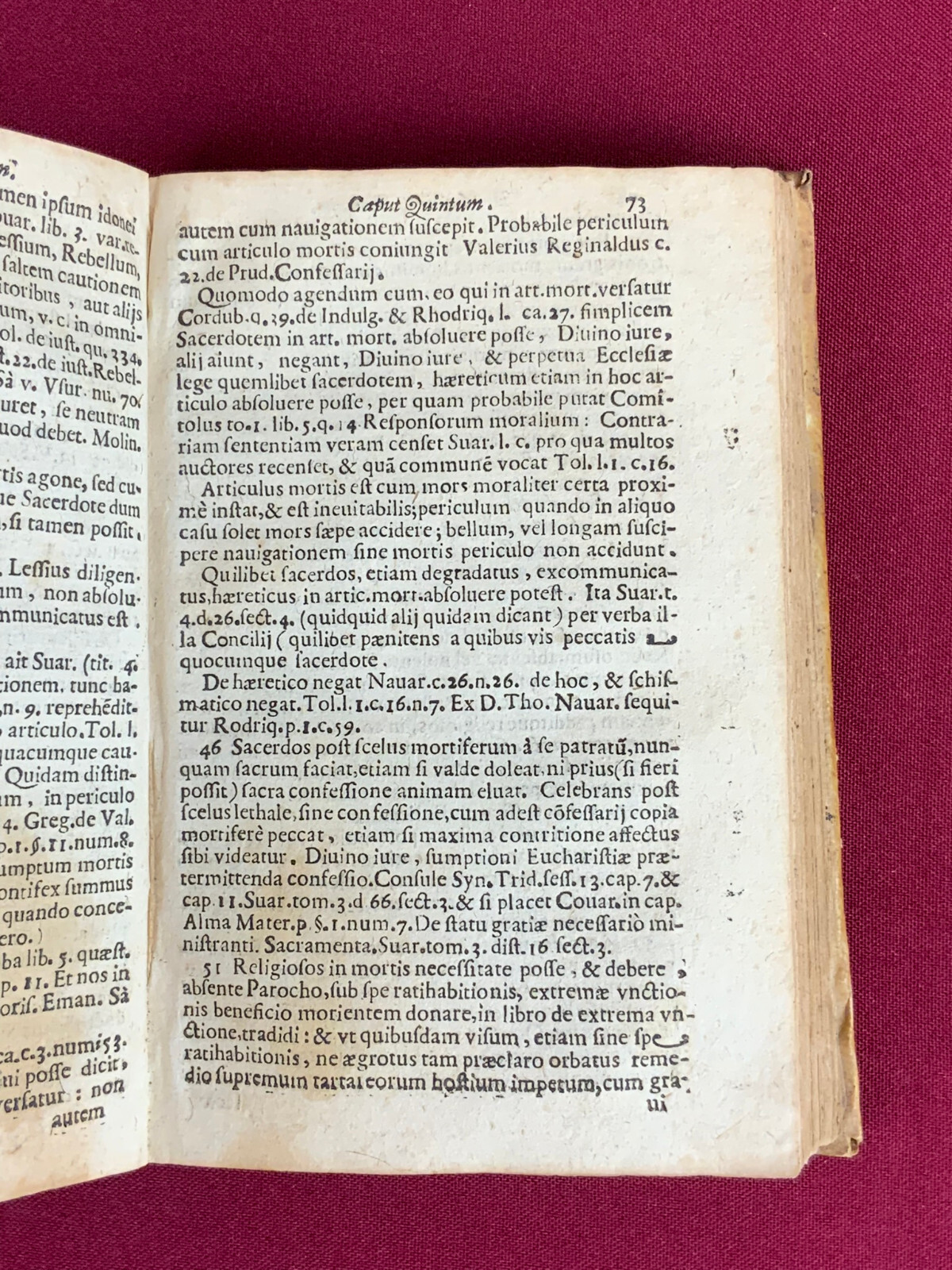 Antikes Buch von 1676 auf Latein De Officio Cvrati – Bild 6