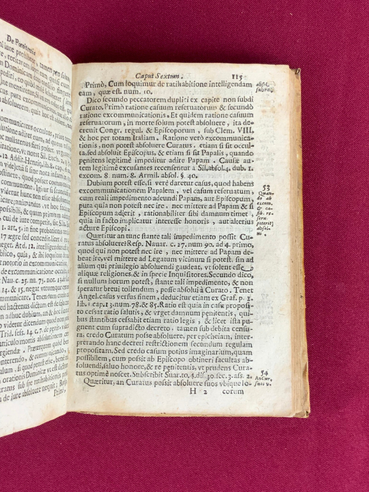 Antikes Buch von 1676 auf Latein De Officio Cvrati – Bild 8