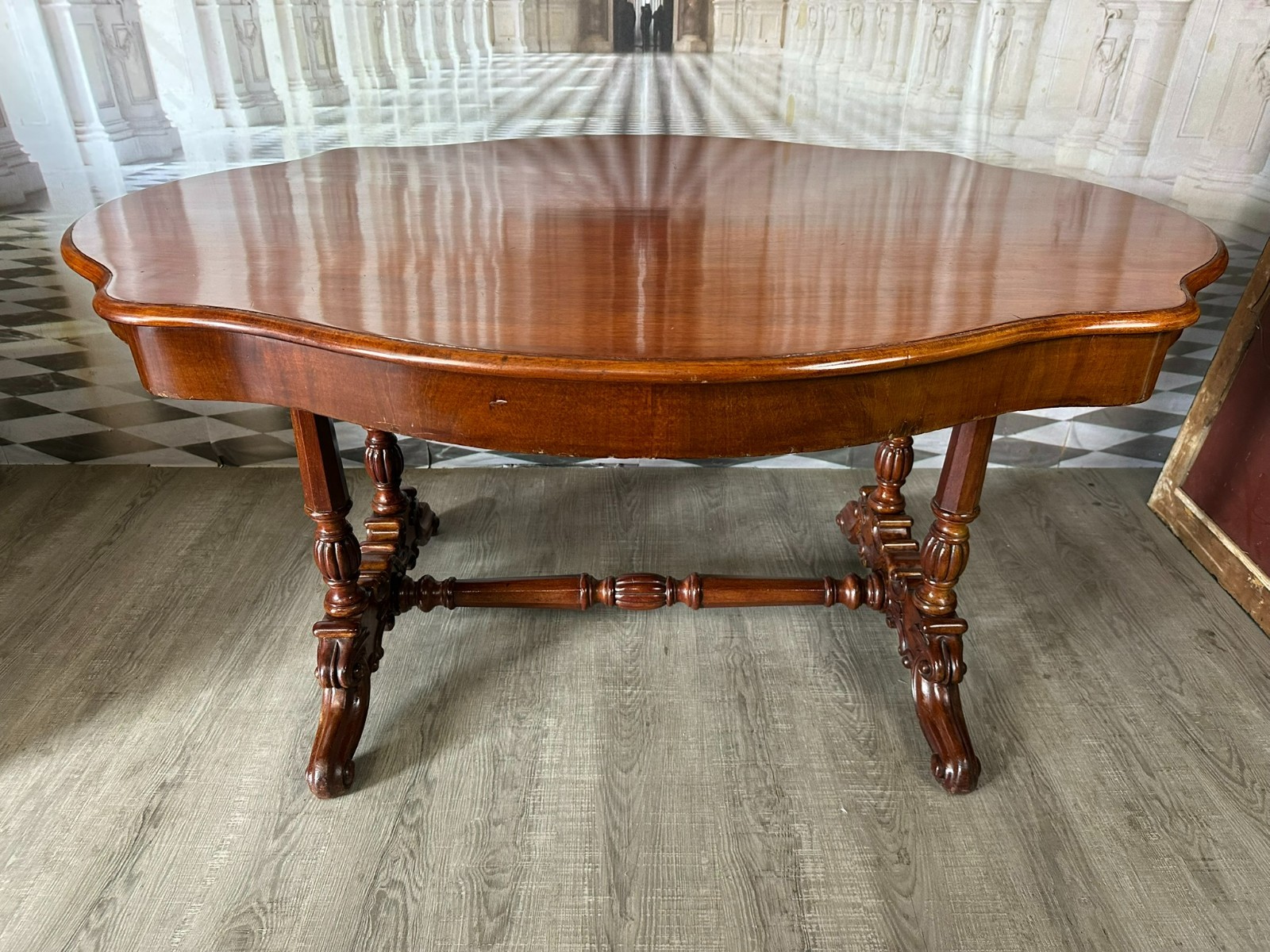 ANTIKER ESSTSICH TISCH VIKTORIANISCH UM 1880 ENGLAND MAHAGONI – Bild 3