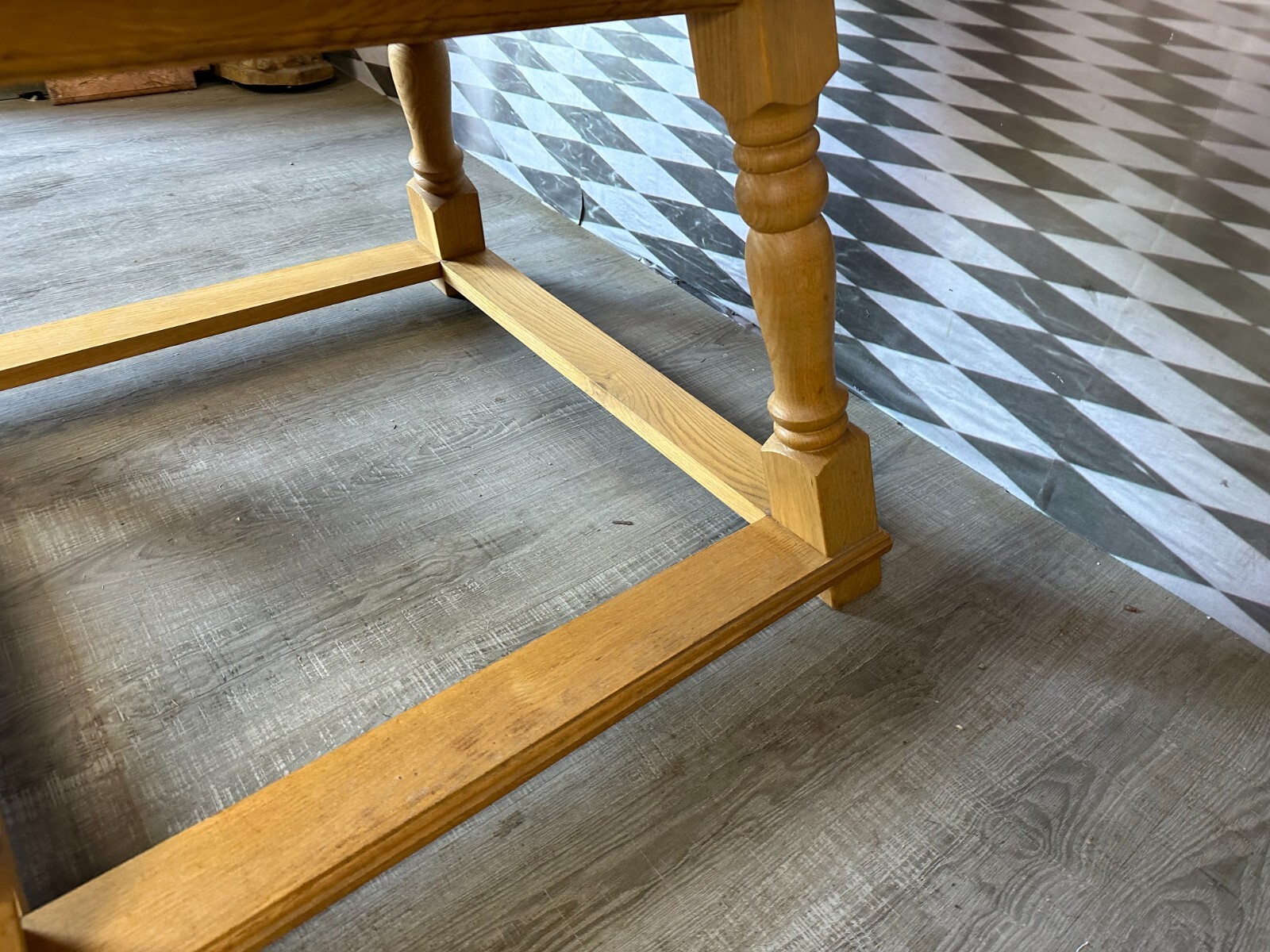 VINTAGE KÜCHENTISCH TISCH BUCHE MASSIV LANDHAUS BAROCK STIL – Bild 10