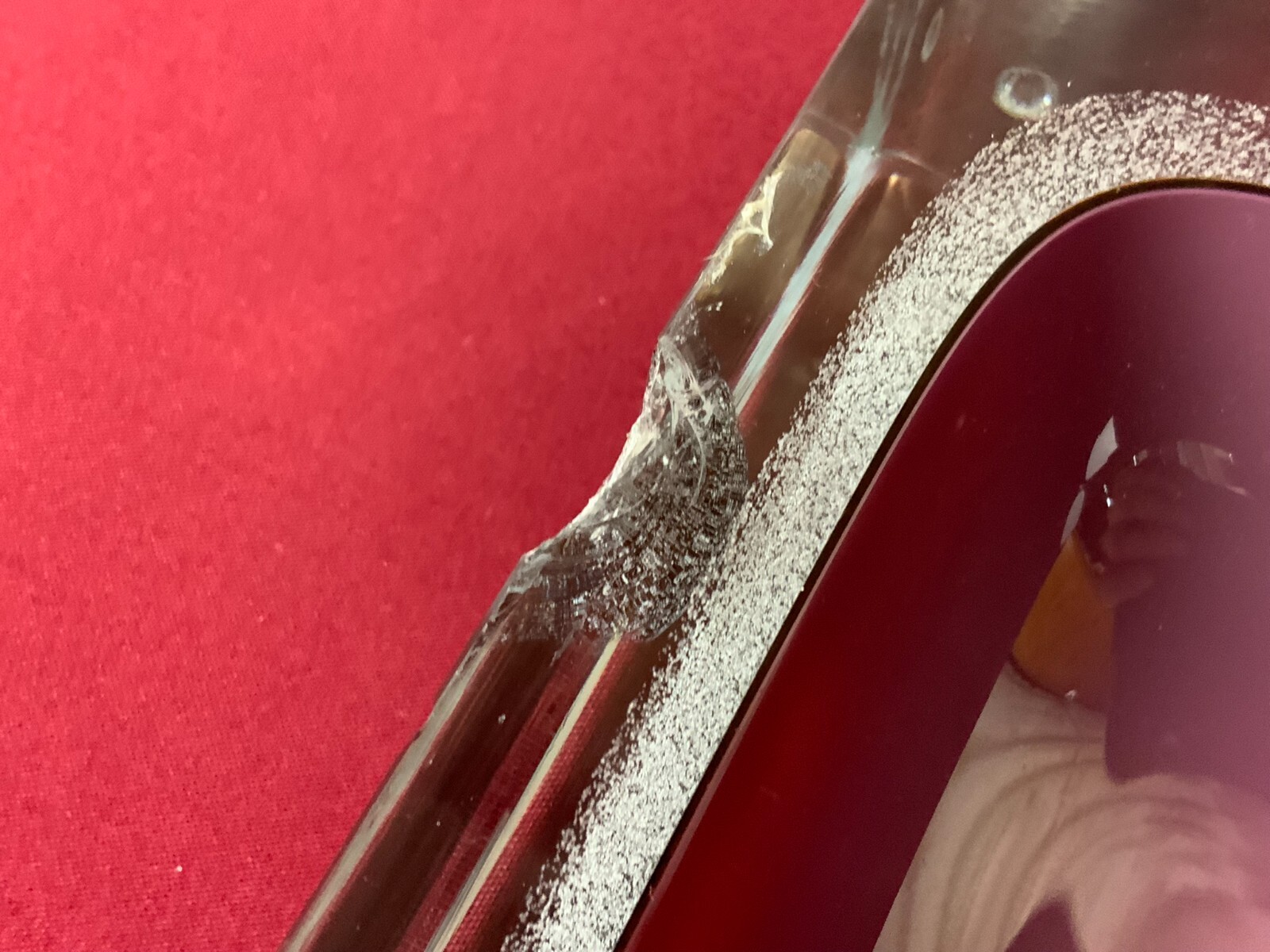 MASSIVE GROSSE SCHALE AUS GLAS HANDARBEIT KÜNSTLERGLAS 7kg CHIP – Bild 4
