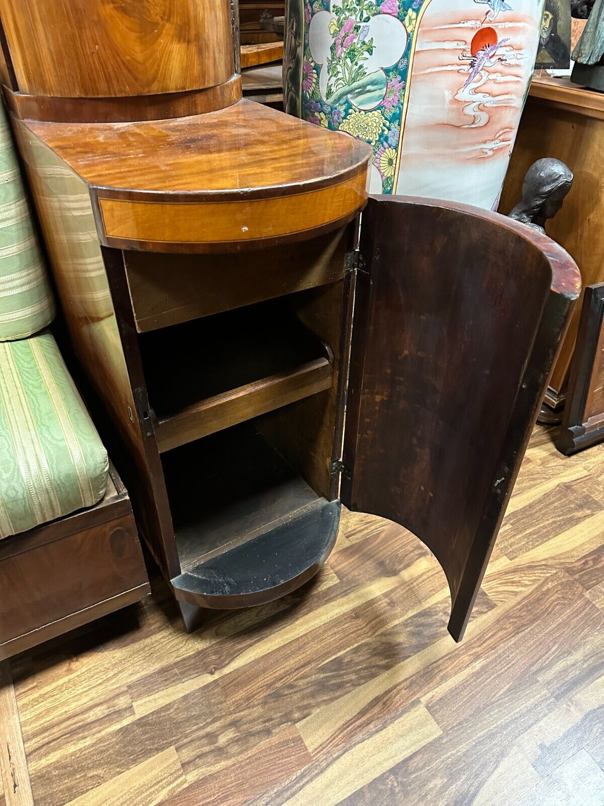 BIEDERMEIER SOFA KIRSCHBAUM FURNIER INTARSIEN ANTIK WIEN UM 1820 PRUNKSOFA – Bild 17