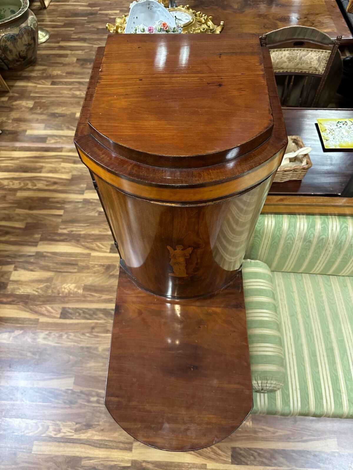 BIEDERMEIER SOFA KIRSCHBAUM FURNIER INTARSIEN ANTIK WIEN UM 1820 PRUNKSOFA – Bild 18