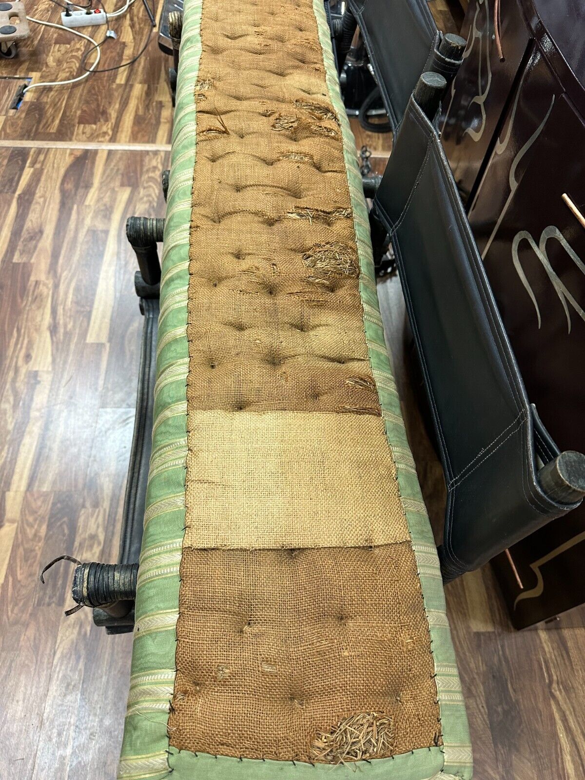 BIEDERMEIER SOFA KIRSCHBAUM FURNIER INTARSIEN ANTIK WIEN UM 1820 PRUNKSOFA – Bild 21