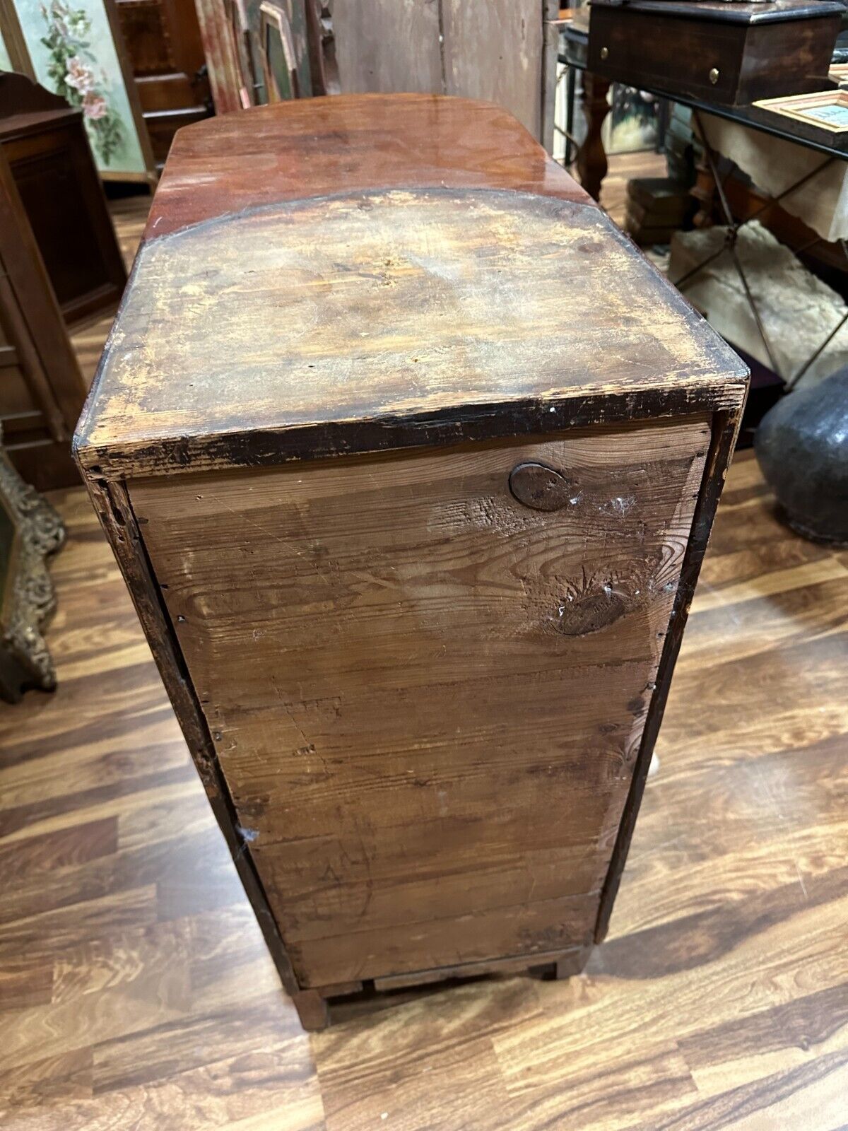 BIEDERMEIER SOFA KIRSCHBAUM FURNIER INTARSIEN ANTIK WIEN UM 1820 PRUNKSOFA – Bild 23