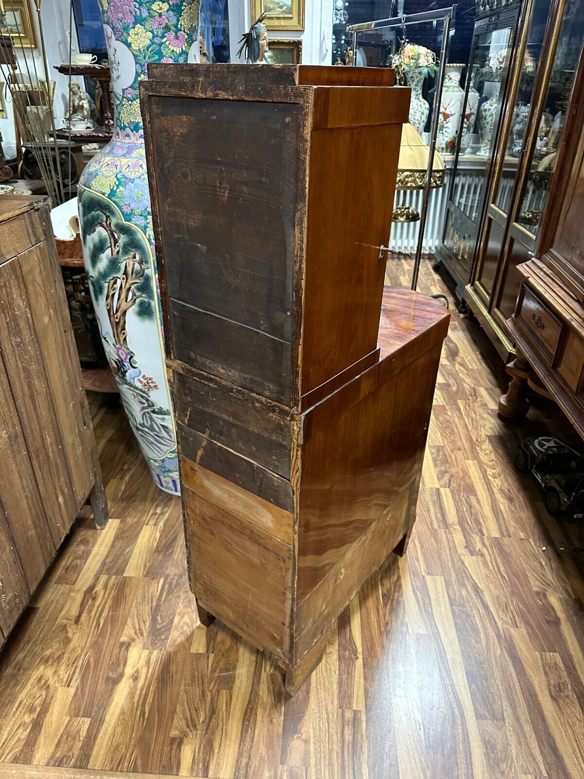 BIEDERMEIER SOFA KIRSCHBAUM FURNIER INTARSIEN ANTIK WIEN UM 1820 PRUNKSOFA – Bild 24