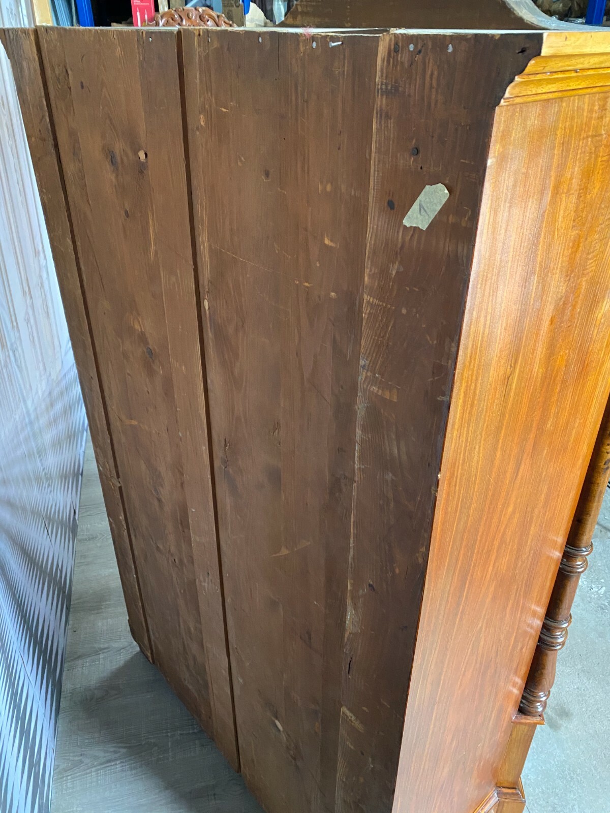 GRÜNDERZEIT SEKRETÄR NUSSBAUM FURNIERT ANTIK 19-TES JHDT WOHNFERTIG SCHREIBMÖBEL – Bild 12