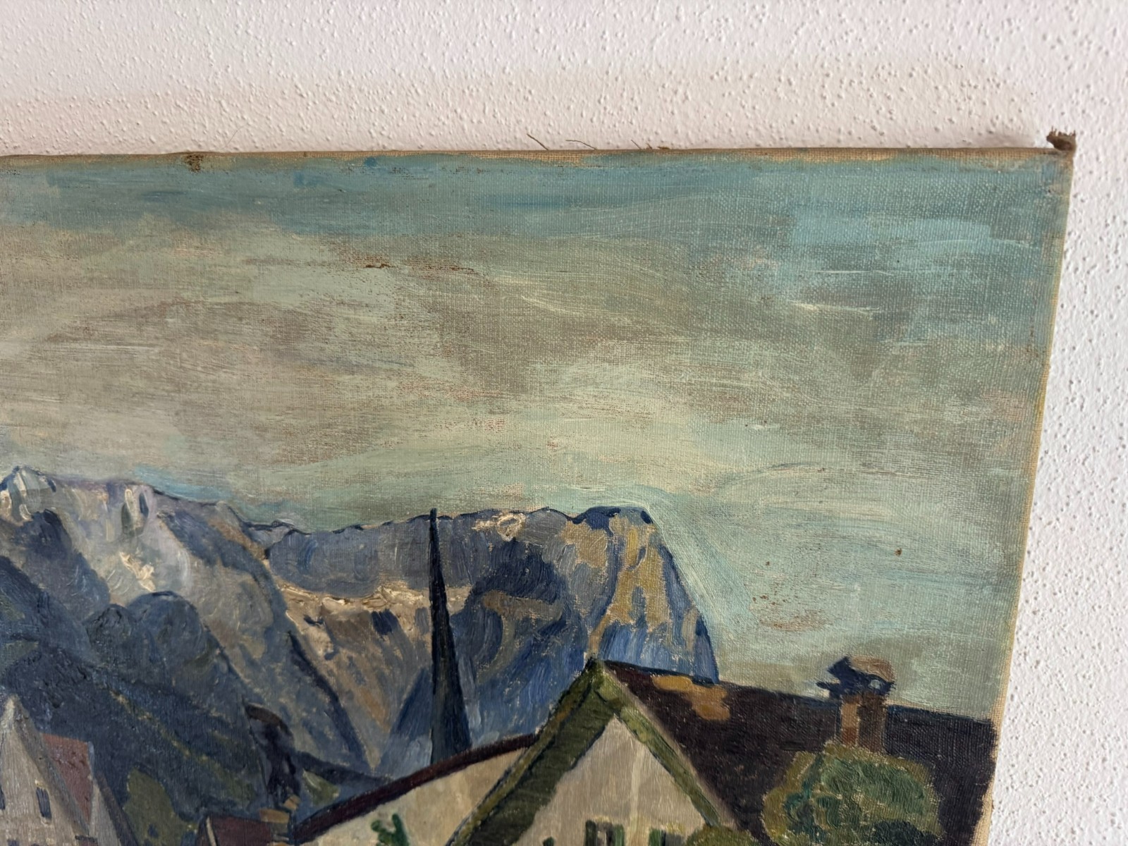 ÖLGEMÄLDE STADT ANSICHT SIGNIERT E. PICK – Bild 16