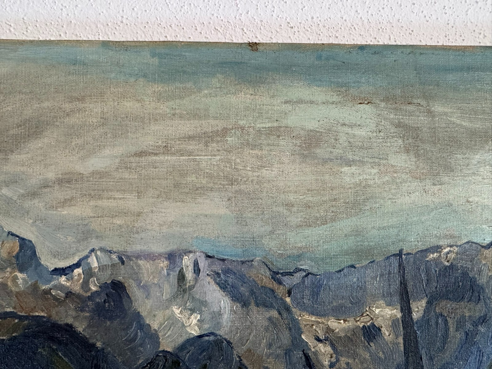 ÖLGEMÄLDE STADT ANSICHT SIGNIERT E. PICK – Bild 6