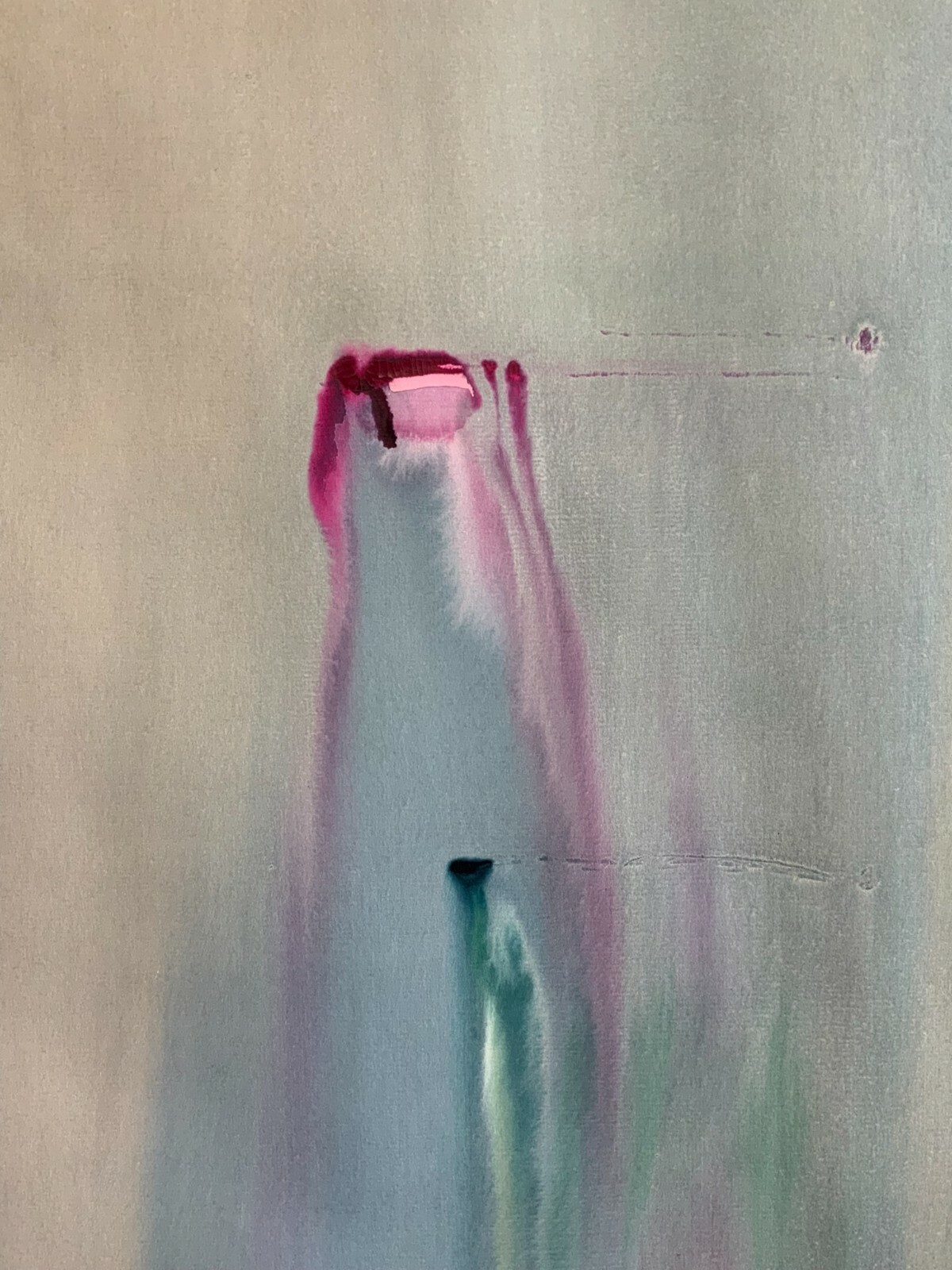 Anatoli KMARA GROSSES AQUARELL ABSTRAKTE KOMPOSITION 71x101cm