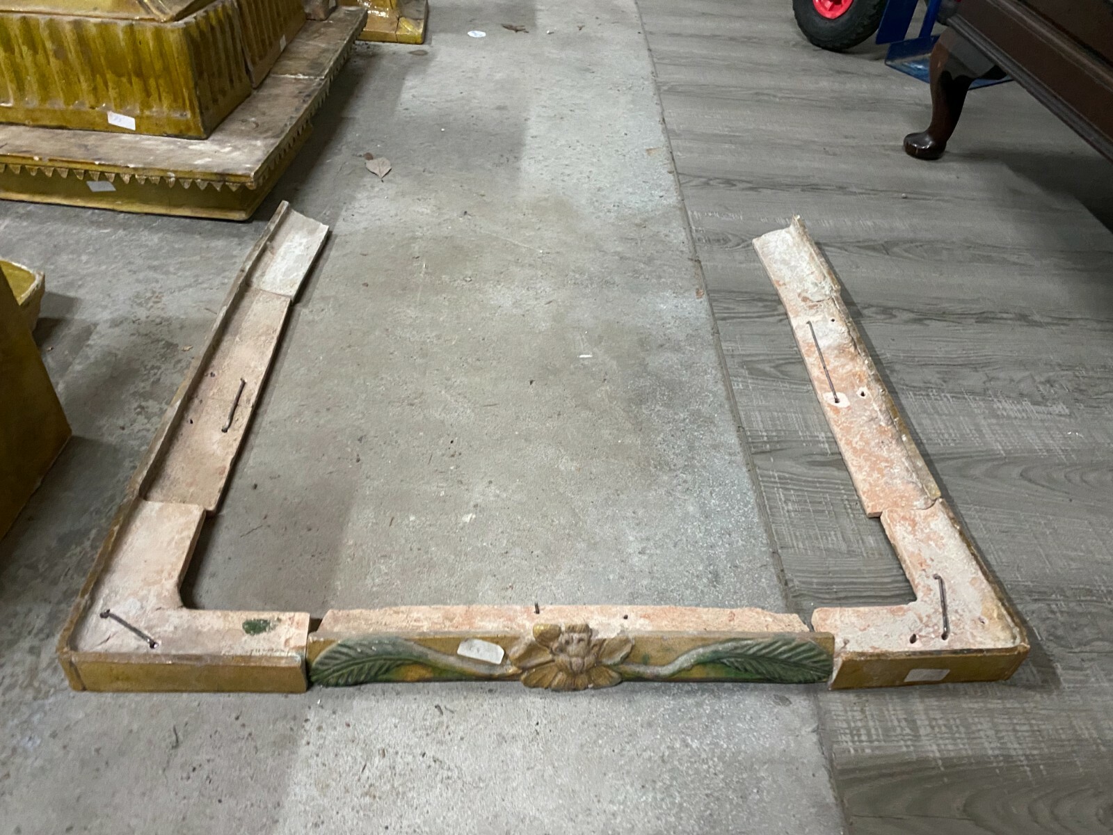 KACHELOFEN LOUIS SEIZE ORIGINAL ANTIK 1800 KLASSIZISMUS GUTE RESTAURATIONSBASIS – Bild 5