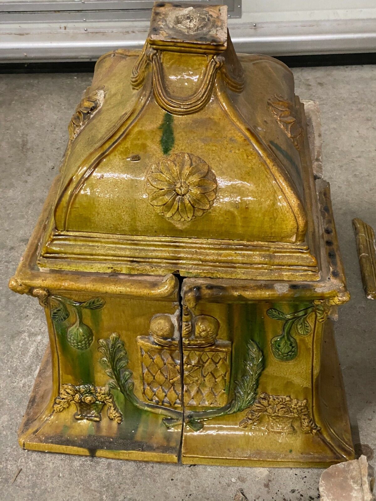 KACHELOFEN LOUIS SEIZE ORIGINAL ANTIK 1800 KLASSIZISMUS GUTE RESTAURATIONSBASIS