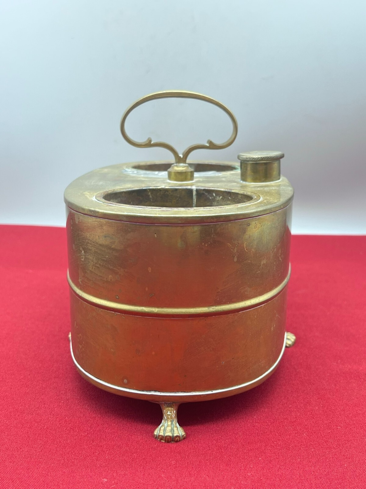 NAPOLEONISCHER FLASCHENWÄRMER AUS KUPFER ANFANG 19 TES JHDT – Bild 4