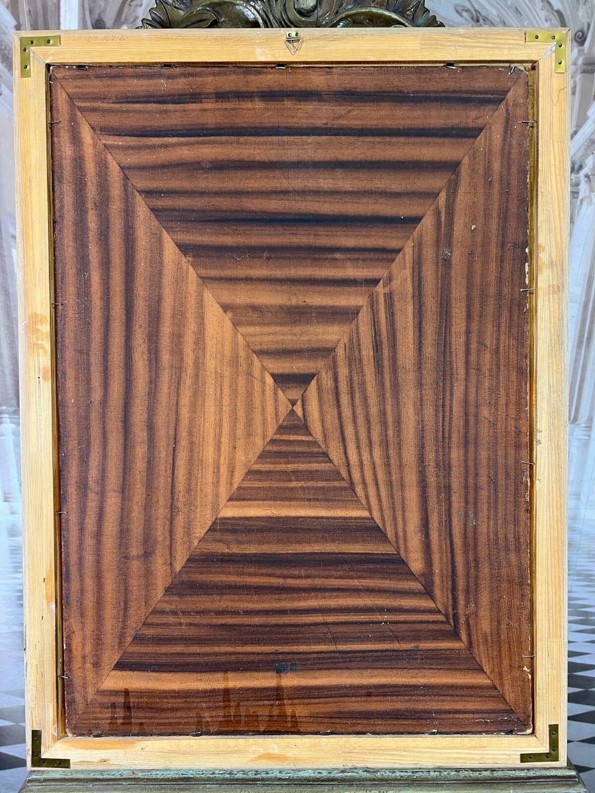 Ölgemälde auf Platte Portrait einer Dame 49x70cm – Bild 11