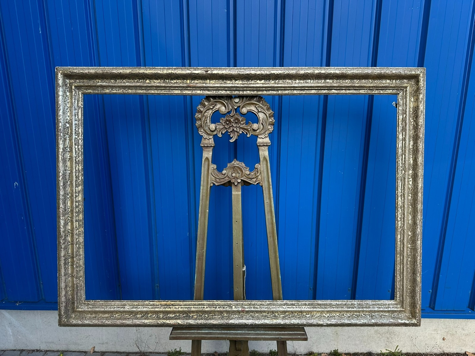 SEHR GROSSER BILDERRAHMEN RAHMEN FÜR GEMÄLDE 160x115x5cm FALZ 139,5x93cm