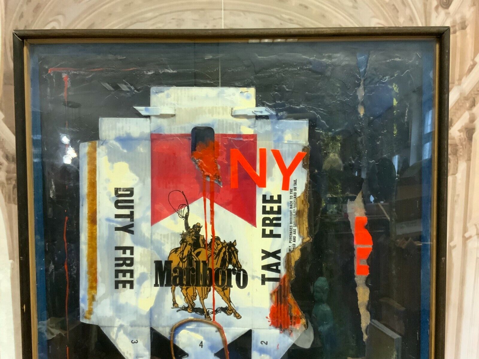 GEORG STERNBACHER GEMÄLDE ACRYLGEMÄLDE MIXED MEDIA NEW YORK I – Bild 3