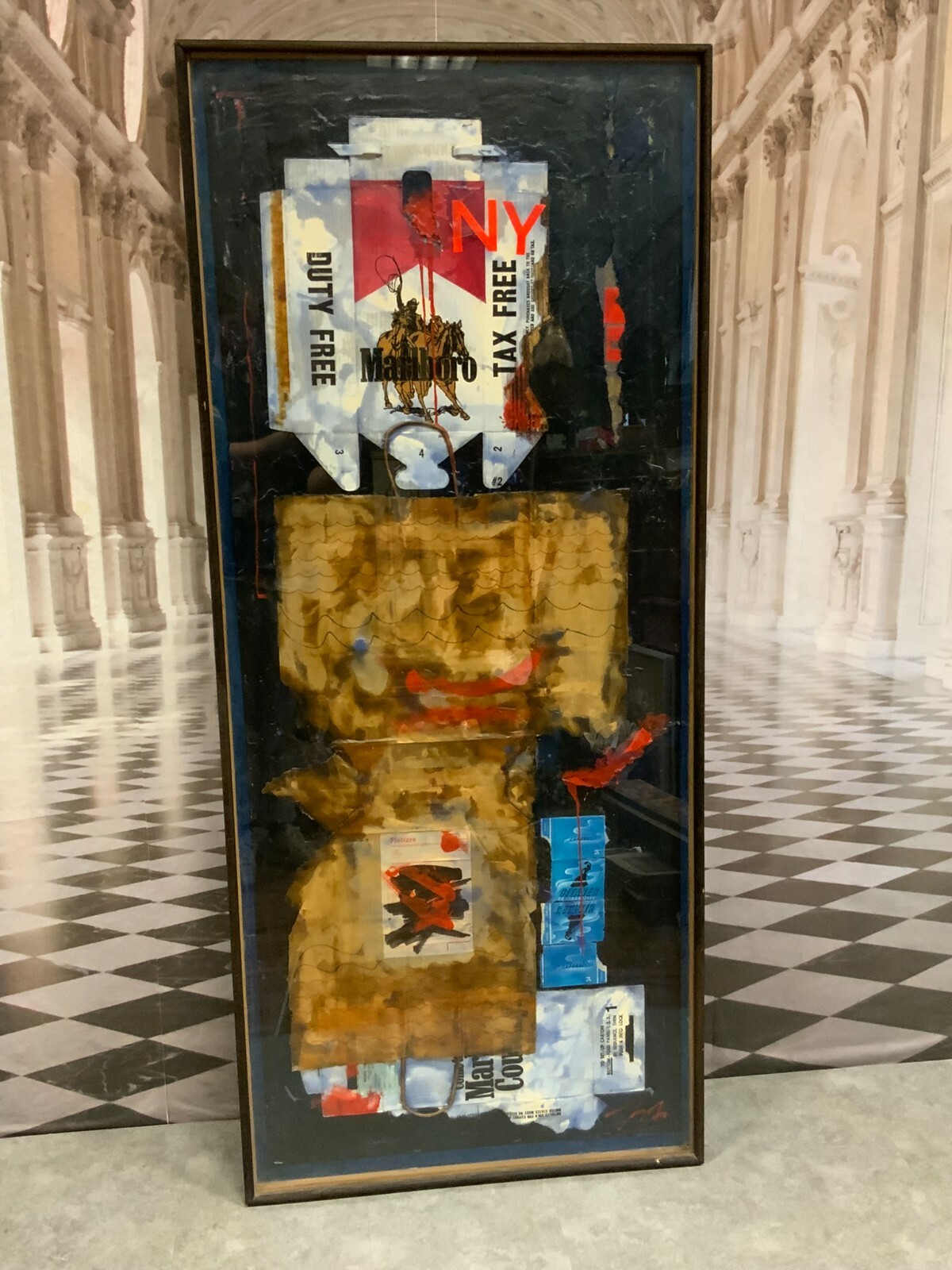 GEORG STERNBACHER GEMÄLDE ACRYLGEMÄLDE MIXED MEDIA NEW YORK I
