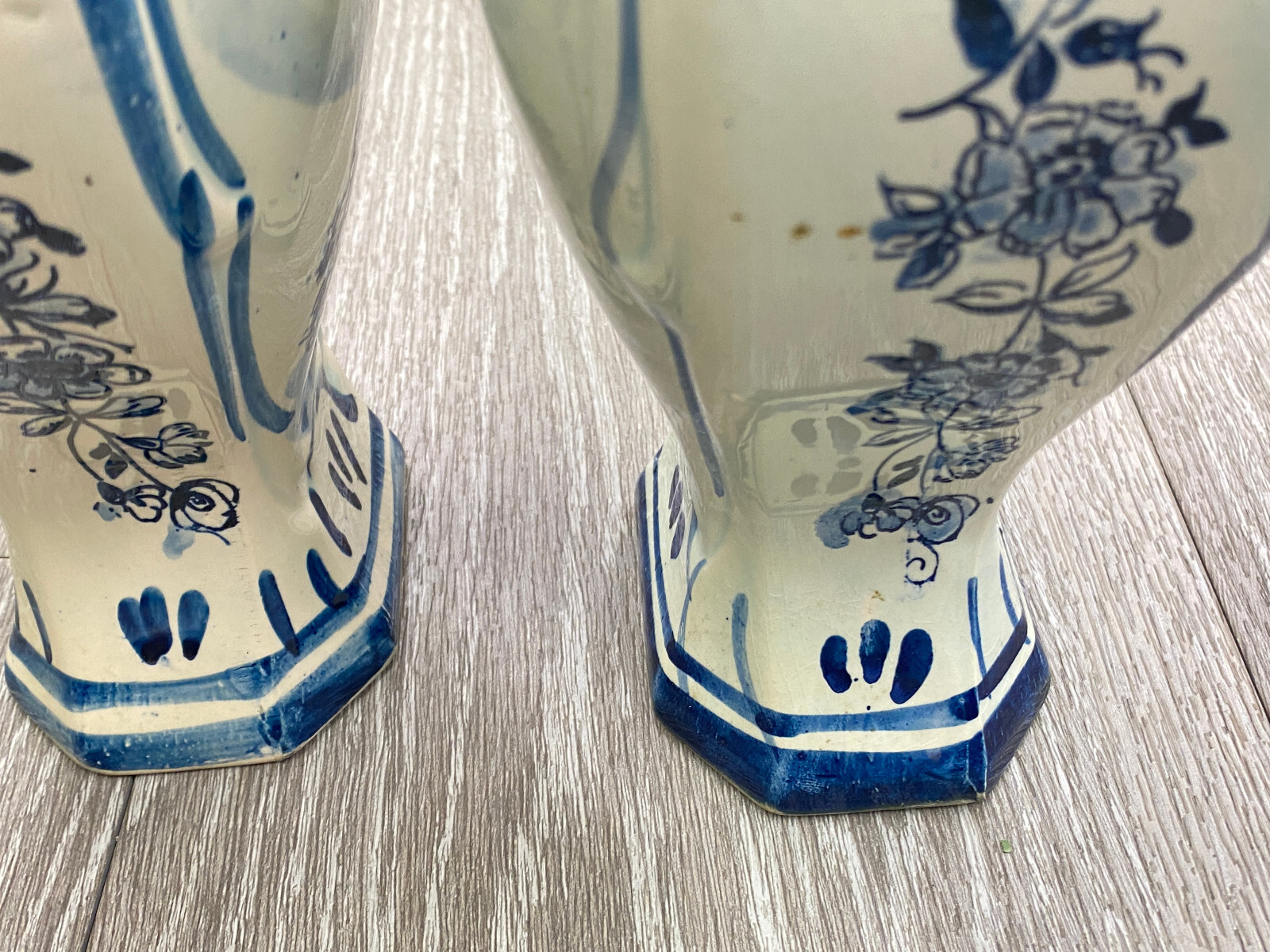 2x GROSSE KERAMIK VASE MÜHLE 32cm OHNE CHIPS HOLLAND PAAR VASEN – Bild 13