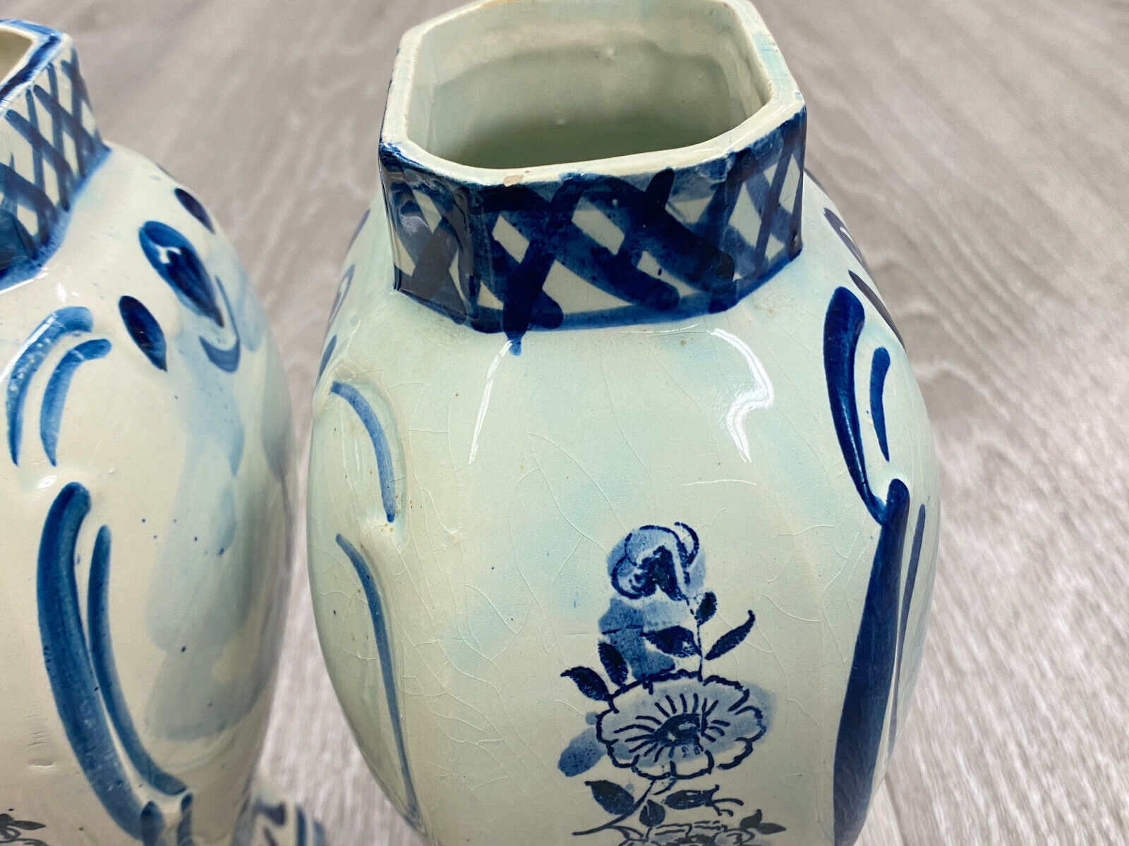 2x GROSSE KERAMIK VASE MÜHLE 32cm OHNE CHIPS HOLLAND PAAR VASEN – Bild 14
