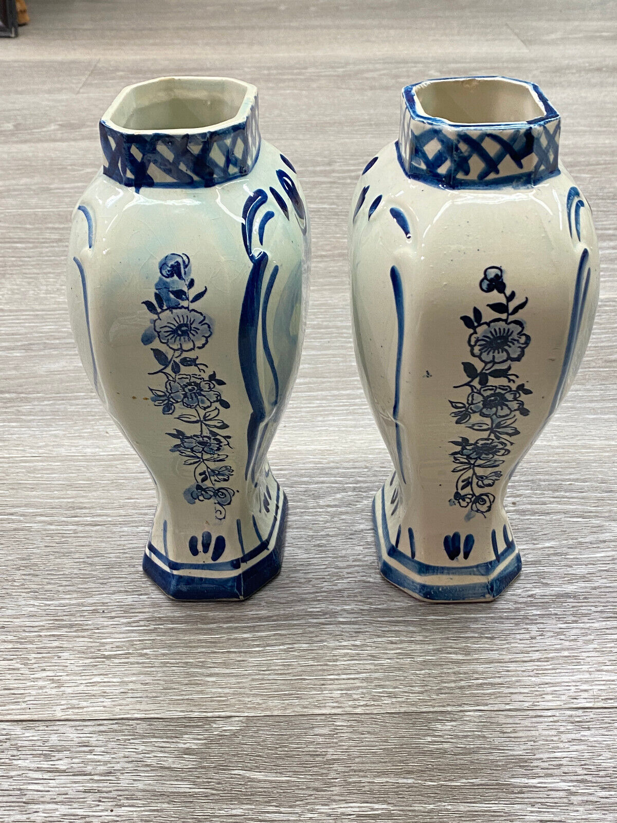 2x GROSSE KERAMIK VASE MÜHLE 32cm OHNE CHIPS HOLLAND PAAR VASEN – Bild 3