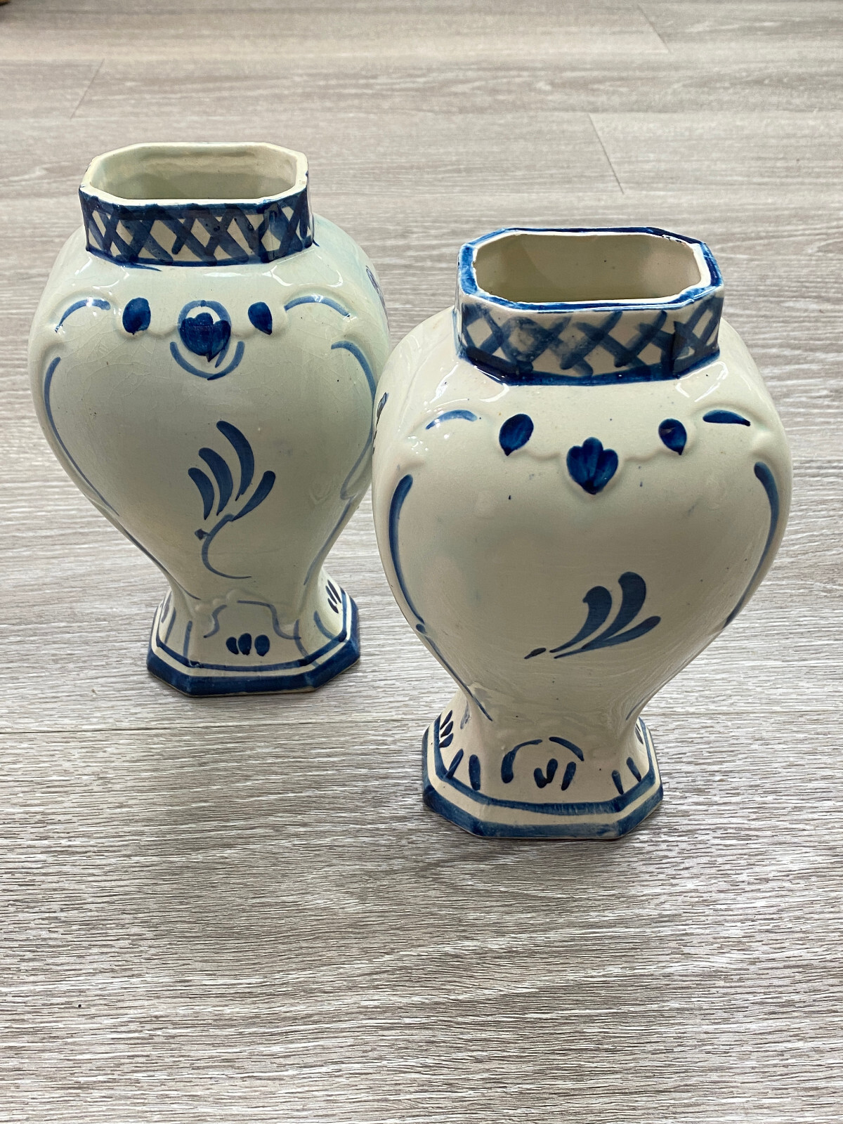 2x GROSSE KERAMIK VASE MÜHLE 32cm OHNE CHIPS HOLLAND PAAR VASEN – Bild 4