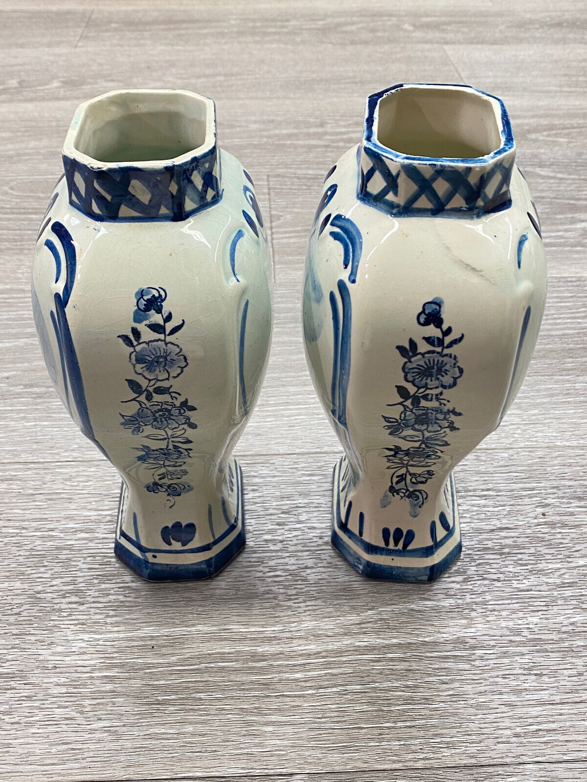 2x GROSSE KERAMIK VASE MÜHLE 32cm OHNE CHIPS HOLLAND PAAR VASEN – Bild 5