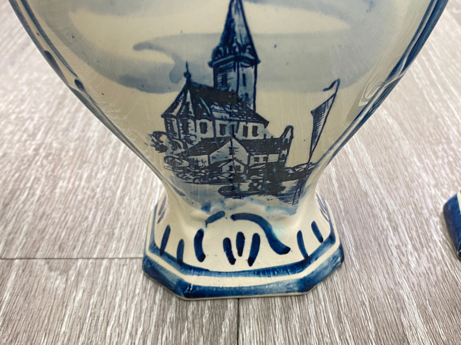 2x GROSSE KERAMIK VASE MÜHLE 32cm OHNE CHIPS HOLLAND PAAR VASEN – Bild 8