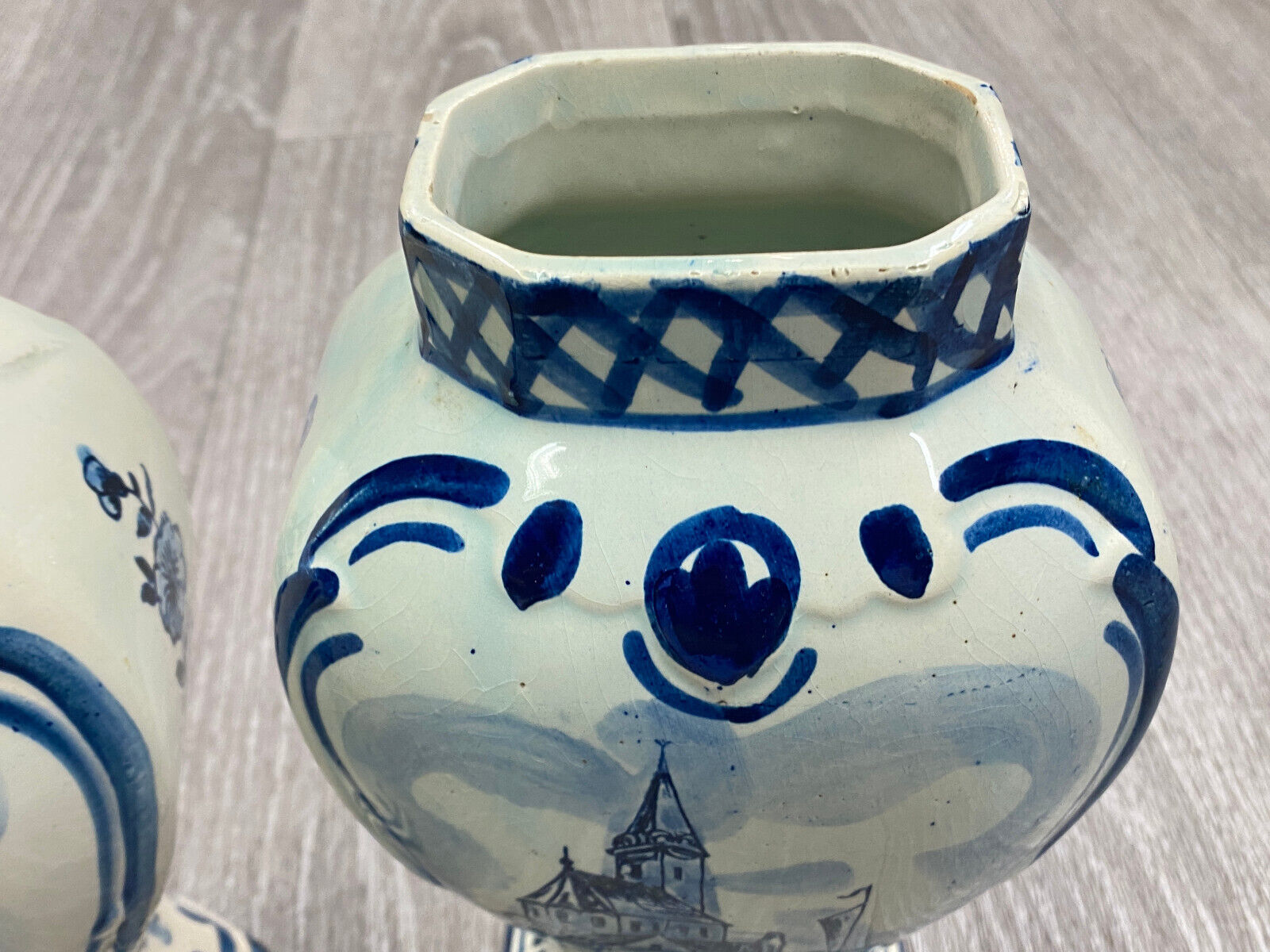 2x GROSSE KERAMIK VASE MÜHLE 32cm OHNE CHIPS HOLLAND PAAR VASEN – Bild 9