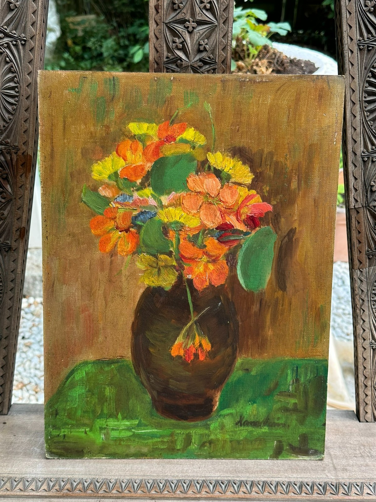 ÖLGEMÄLDE BLUMEN STILLLEBEN – Bild 3
