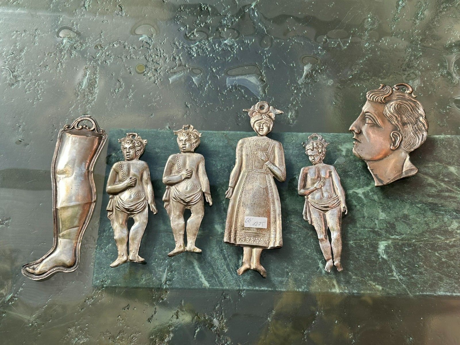 GRAZIE RICEVUTA KONVOLUT VOTIVGABEN BLECH VERSILBERT